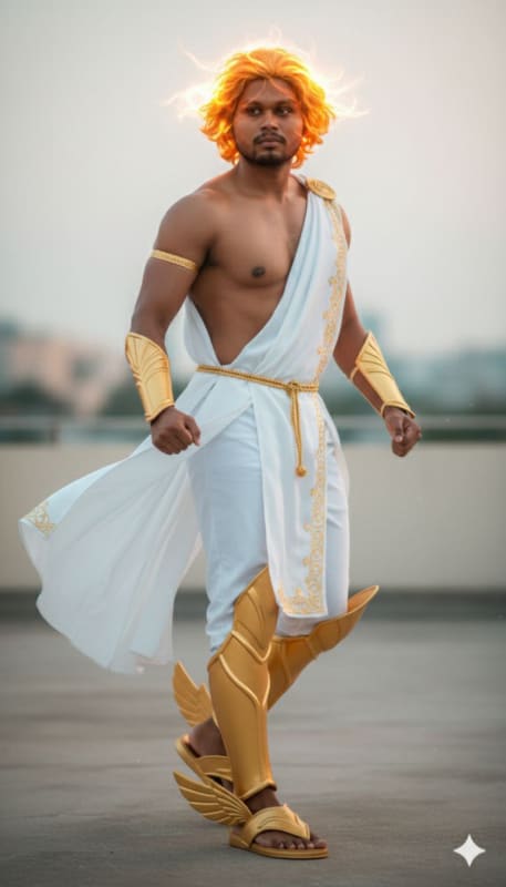 Ultra-Realistic Hermes Greek God Cosplay - view 1