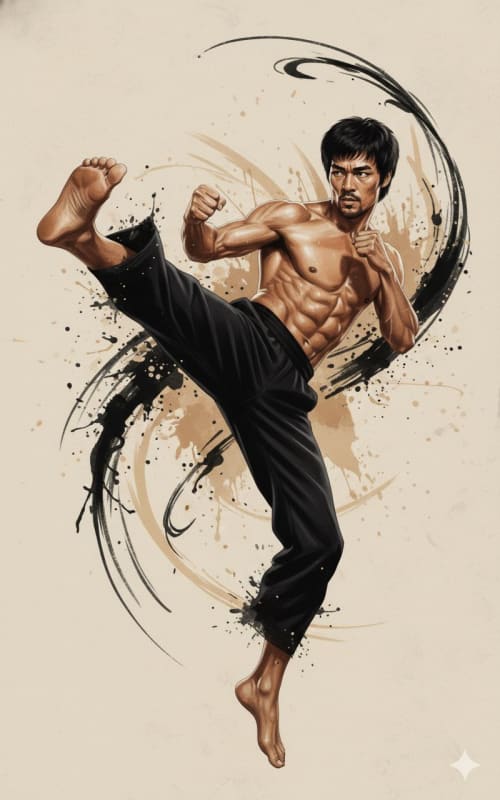 Hyperrealistic Fist Thrust Portrait: AI Art Generation thumbnail 3