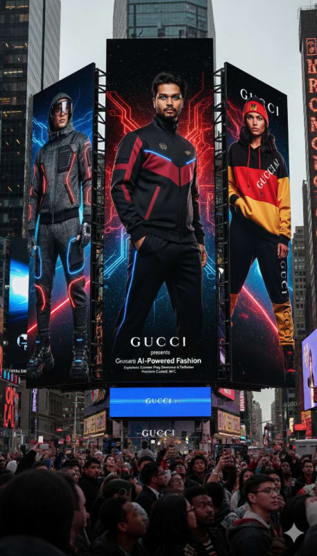 Gucci Techwear NYC Billboard Campaign - view 1