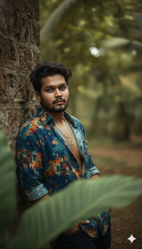 Cinematic Tropical Male Portrait thumbnail 3