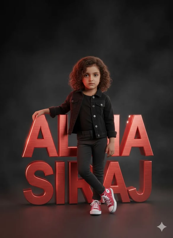 Ultra-Realistic Portrait of Haleema Siraj in Urban Setting thumbnail 4
