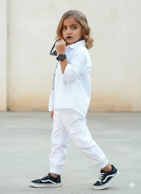 Stylish Modern Portrait of a 4-Year-Old Girl thumbnail 4