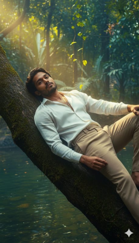 Cinematic Reclining Male Portrait thumbnail 2