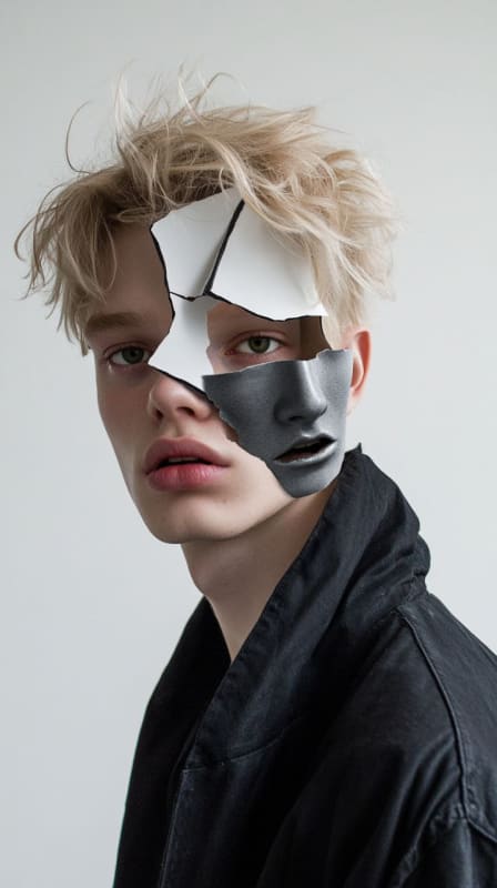 Fragmented Portrait: Bold Fashion Photography with a Modern Twist thumbnail 3