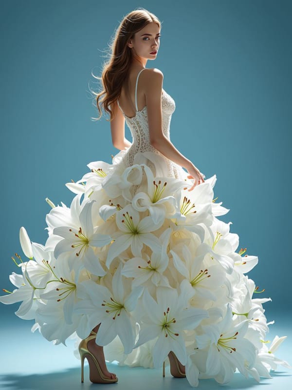 Floral Couture: A Fashion Editorial Prompt thumbnail 3