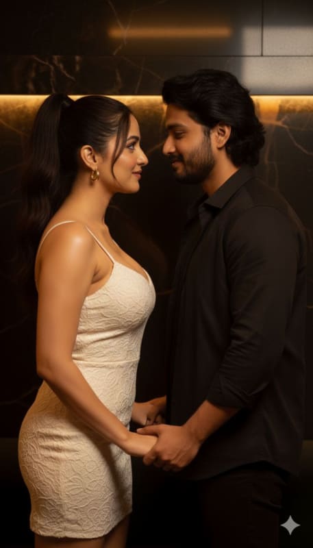Elegant Romantic Couple Portrait thumbnail 2
