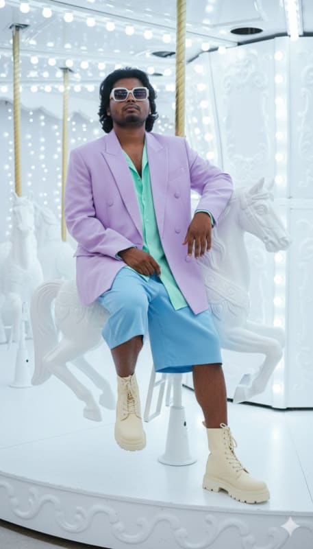 Pastel Menswear Carousel Editorial thumbnail 2