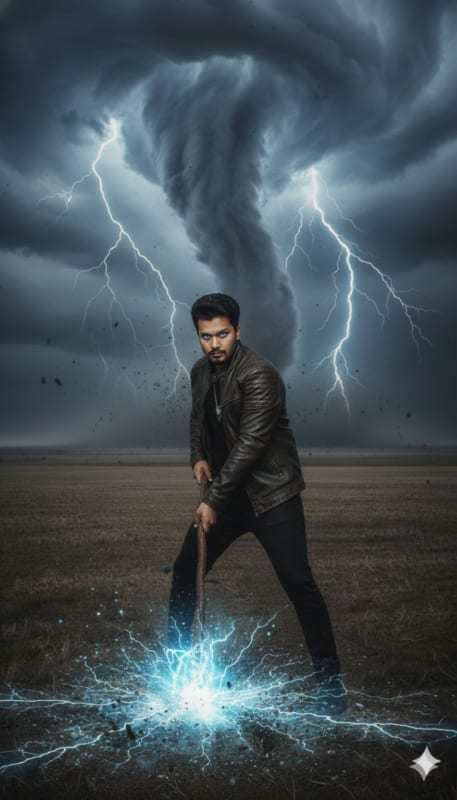 Man Facing Colossal Tornado thumbnail 3