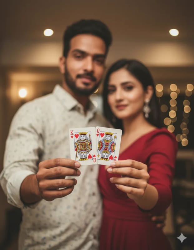 King and Queen of Hearts: Romantic Couple Photography - view 1