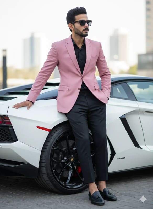 Hyper-Realistic Portrait of a Stylish Man with a Lamborghini thumbnail 2