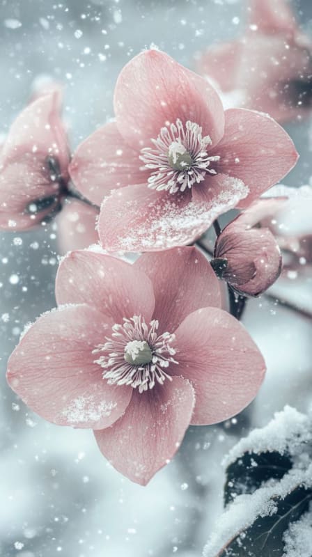 Ethereal Hellebore: A Winter Bloom Macro Photography thumbnail 3