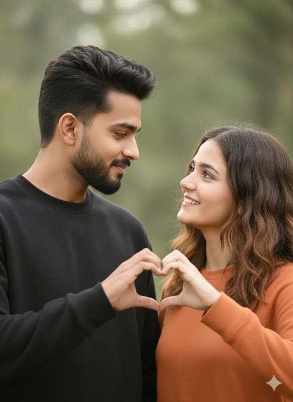 Romantic Indian Couple Portrait Photography thumbnail 3
