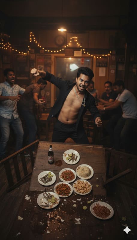 Realistic Indian Local Bar Portrait thumbnail 4