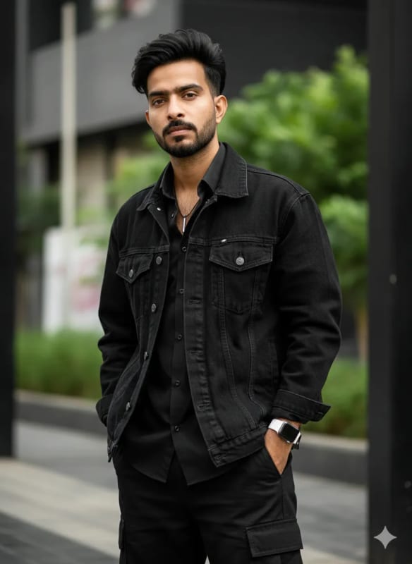 Ultra-Realistic Urban Fashion Portrait: Stylish Young Man thumbnail 2