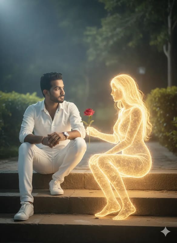 Golden Hour Romance: A Magical Encounter in the Park - view 1