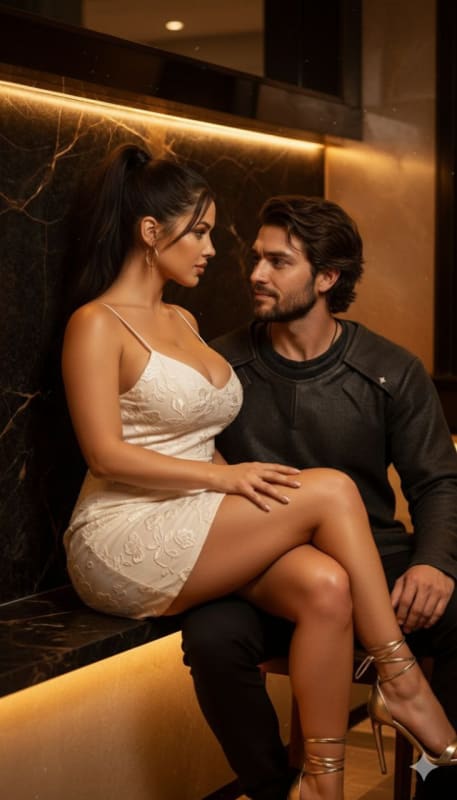 Elegant Romantic Couple Portrait thumbnail 3