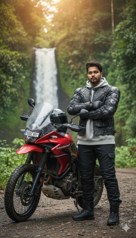 Adventure Motorcycle Rider thumbnail 2