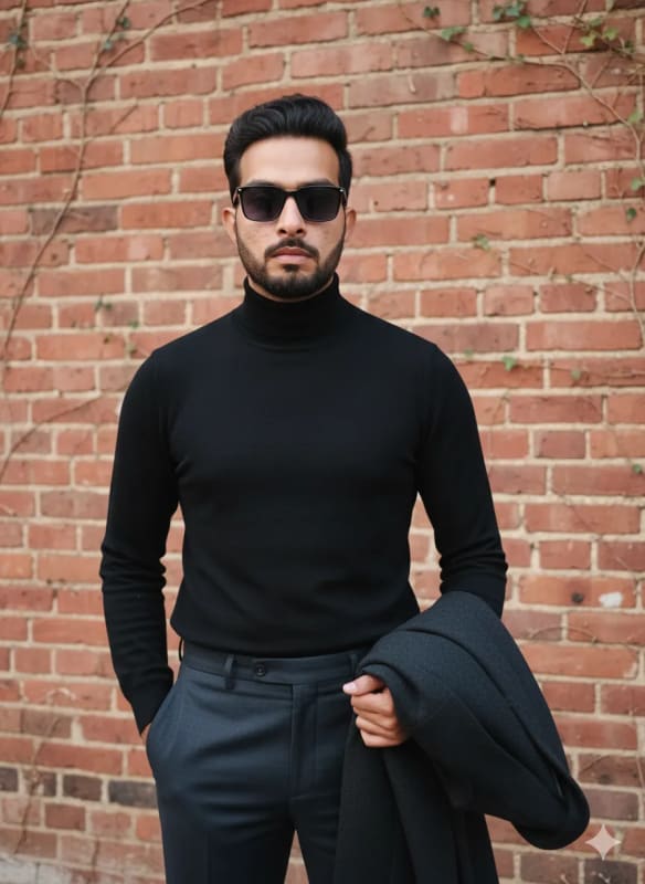 Fall Fashion Editorial: Stylish Man in Urban Setting - view 1