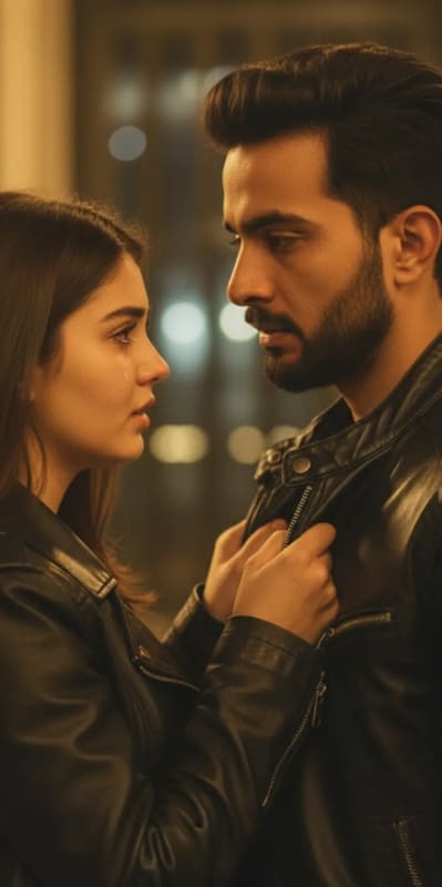 Emotional Couple Portrait in Cinematic Style - view 1