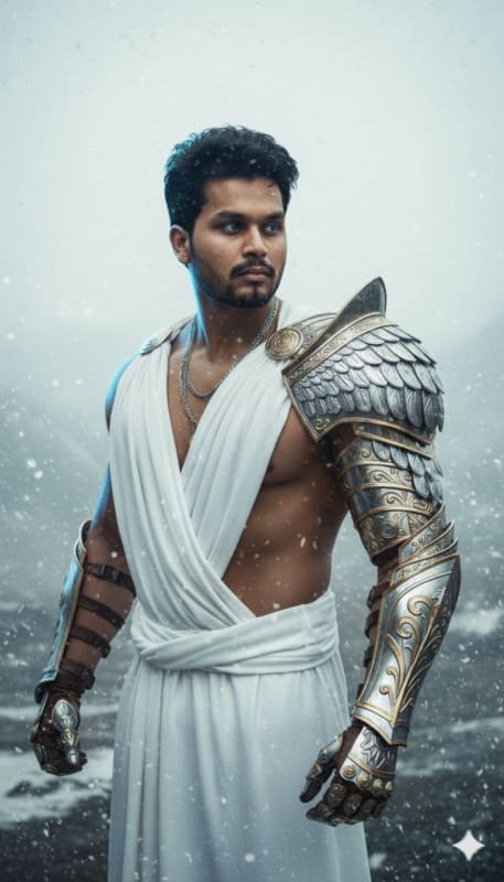 Steampunk Greek Demigod - view 1