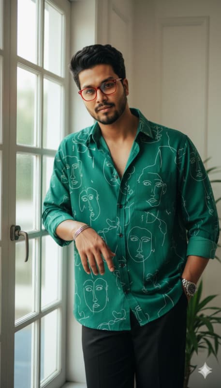Ultra-Realistic Portrait of a Confident Man with Editorial Style - view 1