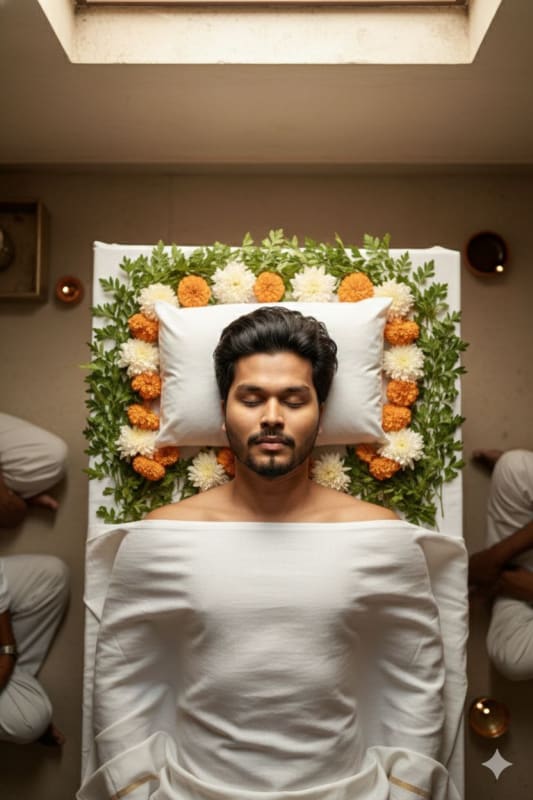 Royal Funeral Scene: Hyper-Realistic South-Indian King thumbnail 2