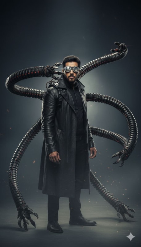 Hyper-Realistic Doctor Octopus Portrait thumbnail 4