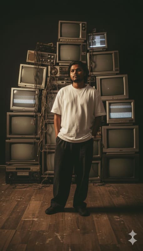 Moody Vintage CRT Portrait thumbnail 2