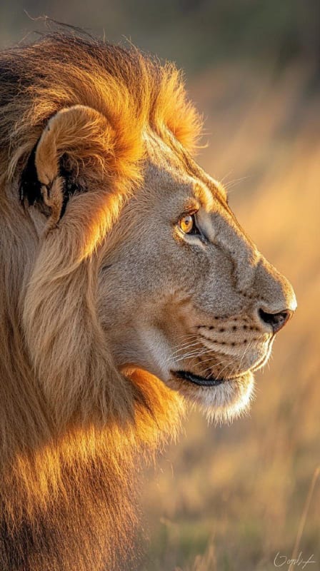 Majestic Lion Portrait: Hyperrealistic Wildlife Photography thumbnail 3