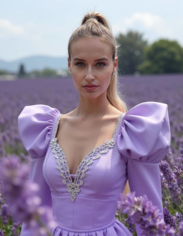 Lavender Dreams: Ultra-Realistic Portrait Photography thumbnail 2