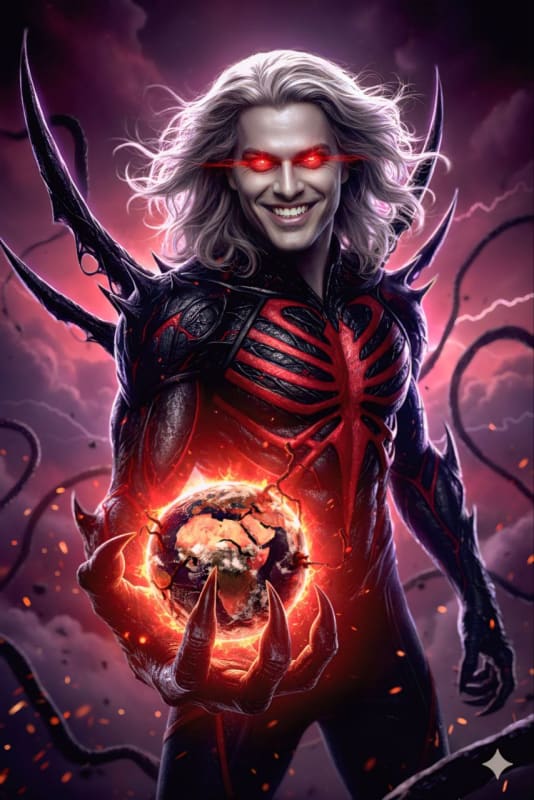 Knull God of Symbiotes Hyperrealistic Portrait - view 1