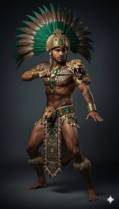 Aztec Warrior - view 1