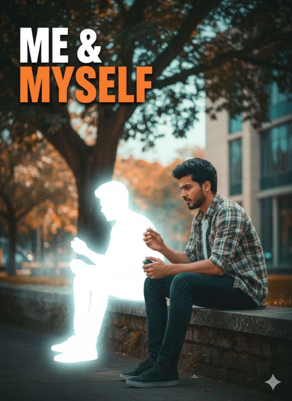 Cinematic Poster: Me & Myself Photo Manipulation - view 1