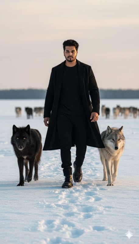 The Wolf Pack Leader: Cinematic Winter Editorial thumbnail 2