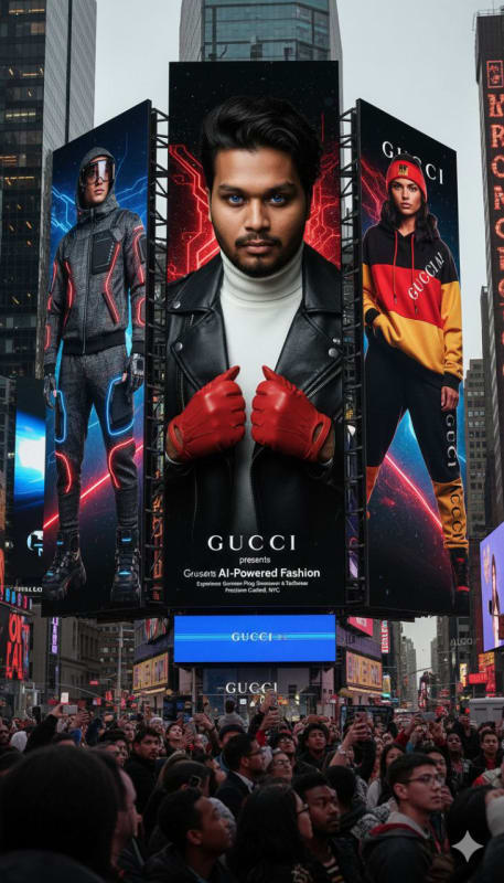 Gucci Techwear NYC Billboard Campaign thumbnail 2