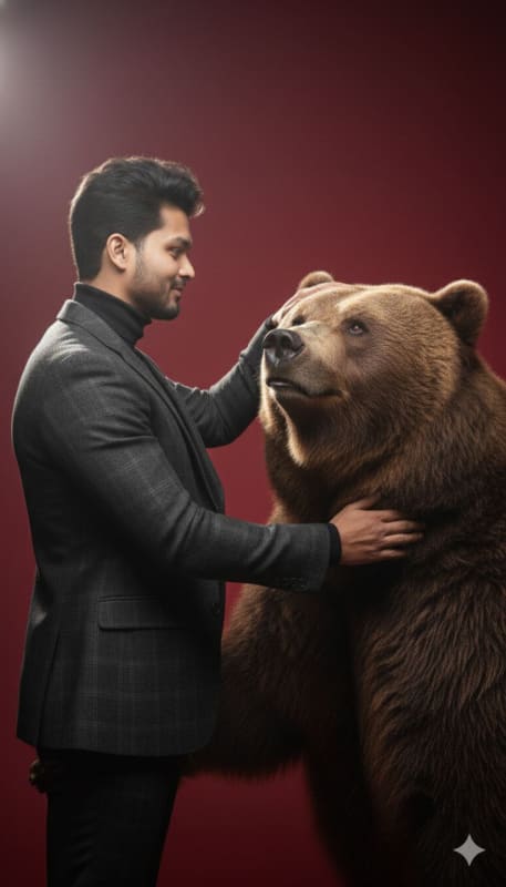 Suited Man & Massive Brown Bear thumbnail 3