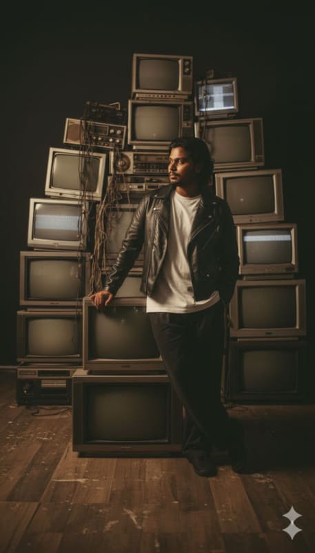Moody Vintage CRT Portrait thumbnail 3