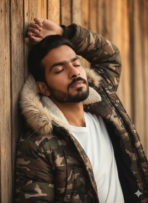 Stylish Man Portrait with Dreamy Mood - Fashion Editorial Photography thumbnail 2