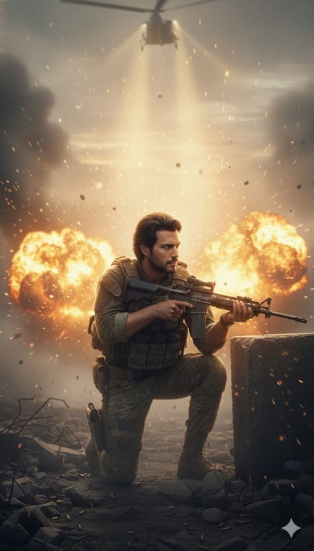 Cinematic Warzone Soldier Portrait thumbnail 2