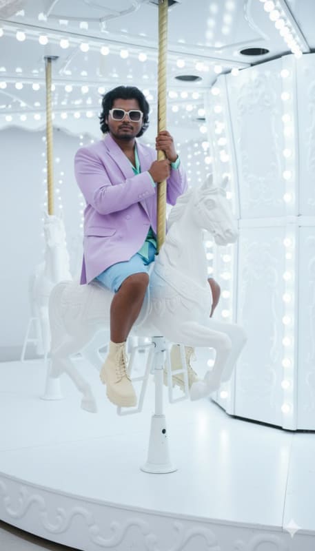 Pastel Menswear Carousel Editorial - view 1