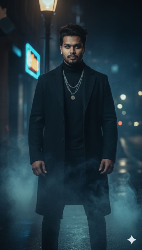 Noir Urban Fashion Portrait thumbnail 4