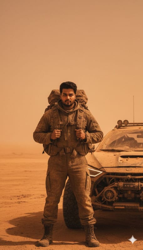 Futuristic Desert Survivor & Rover thumbnail 2