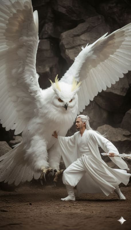 Celestial White Bird Guardian thumbnail 4