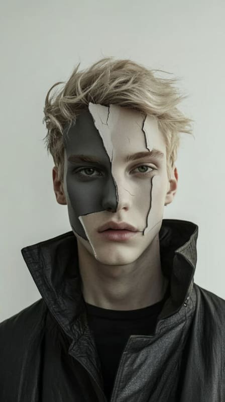 Fragmented Portrait: Bold Fashion Photography with a Modern Twist thumbnail 2