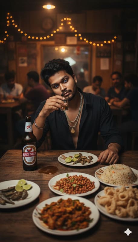 Realistic Indian Local Bar Portrait thumbnail 3