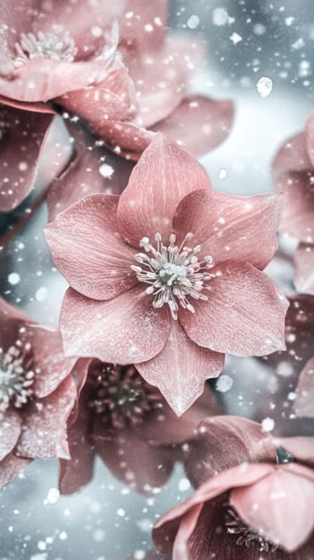 Ethereal Hellebore: A Winter Bloom Macro Photography thumbnail 2