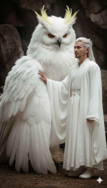 Celestial White Bird Guardian thumbnail 2