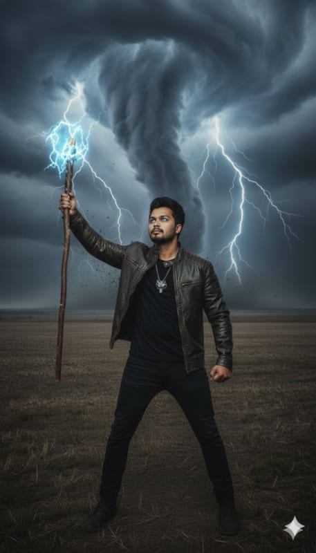 Man Facing Colossal Tornado thumbnail 2