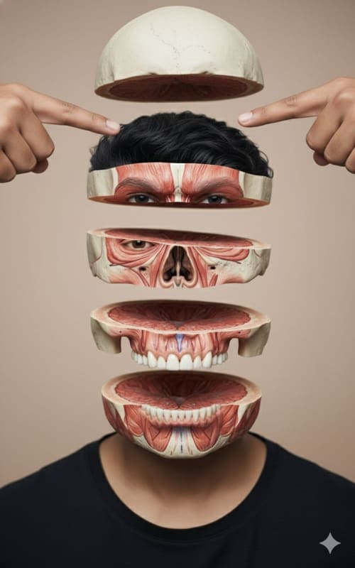 Surreal Sliced Portrait: Hyperrealistic AI Art Prompt thumbnail 2