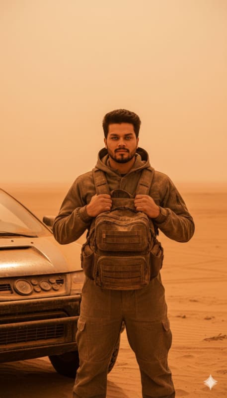 Futuristic Desert Survivor & Rover - view 1